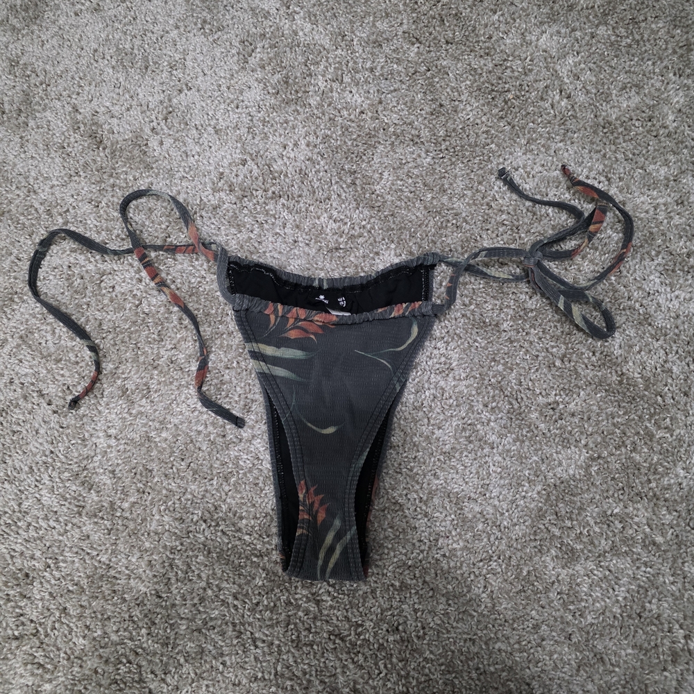 Thrills Camouflage Tie-Side Bikini Bottom
